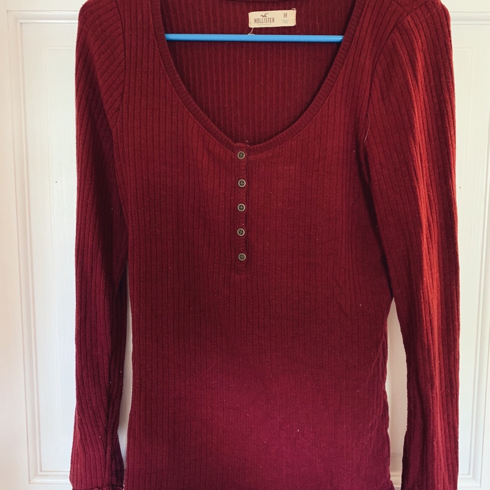 Hollister Ribbed Top